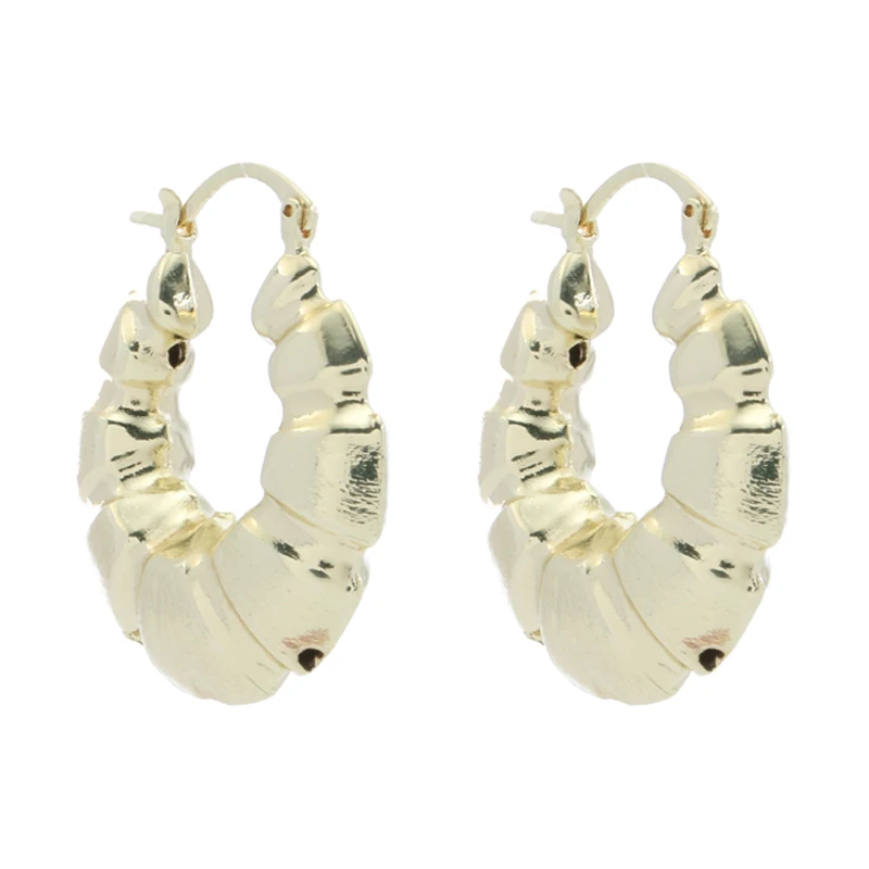 

ELEGANCE11 2020 Exaggerated Gold Earrings Women Trending Big Earrings for Party Jewelry Gift for Girl