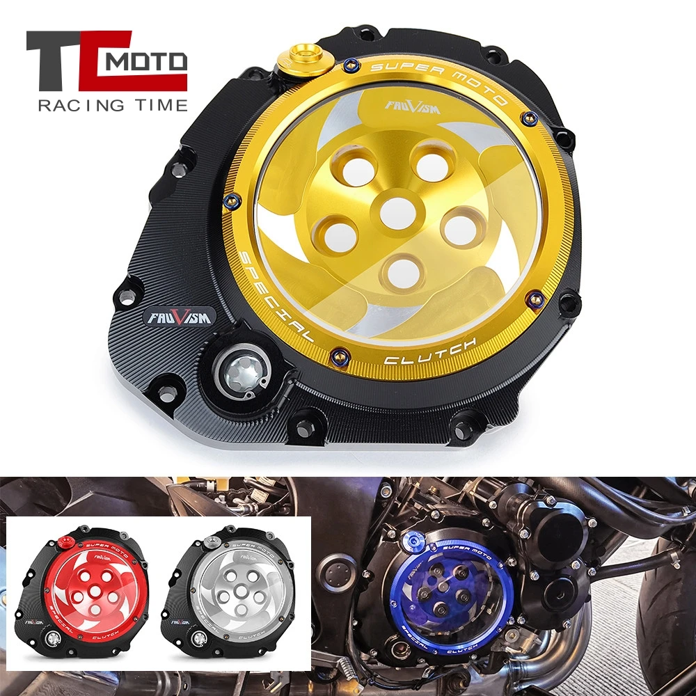 Clear Clutch Cover for Suzuki GSXS750 GSX S750 2005 2021 Engine 