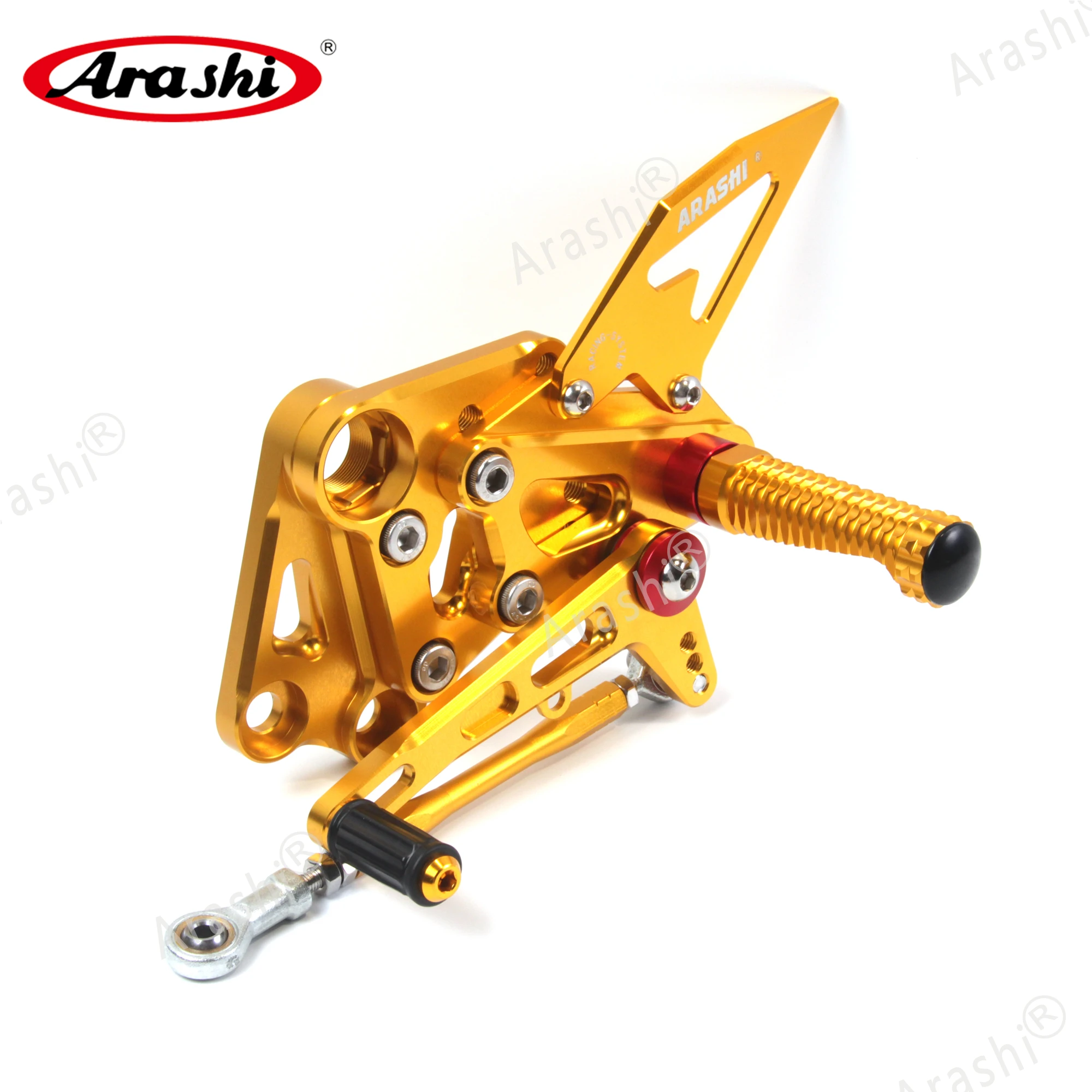 Arashi CNC регулируемые Подножки задние педали Rearset для KTM RC 390 RC390
