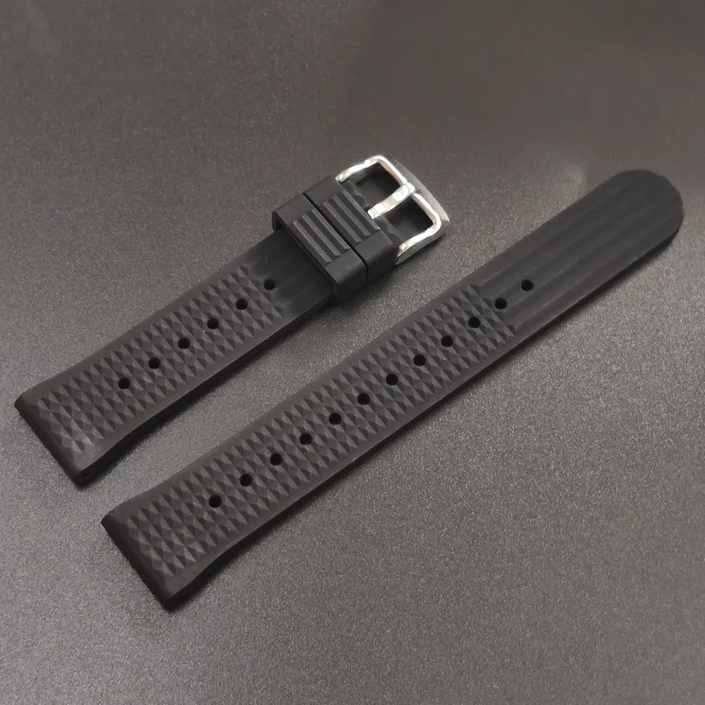 2 Cinturini In Silicone Per Orologi 22 Mm – Gomma Morbida Con Rilascio Rapido, Impermeabili, Fibbia In Metallo, Uomo/donna - 3