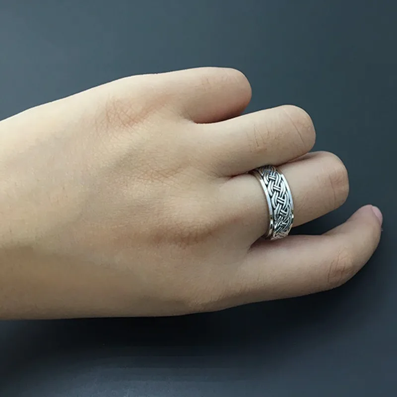 Thai Ring Sterling Silver Size.US=7 UK=N 