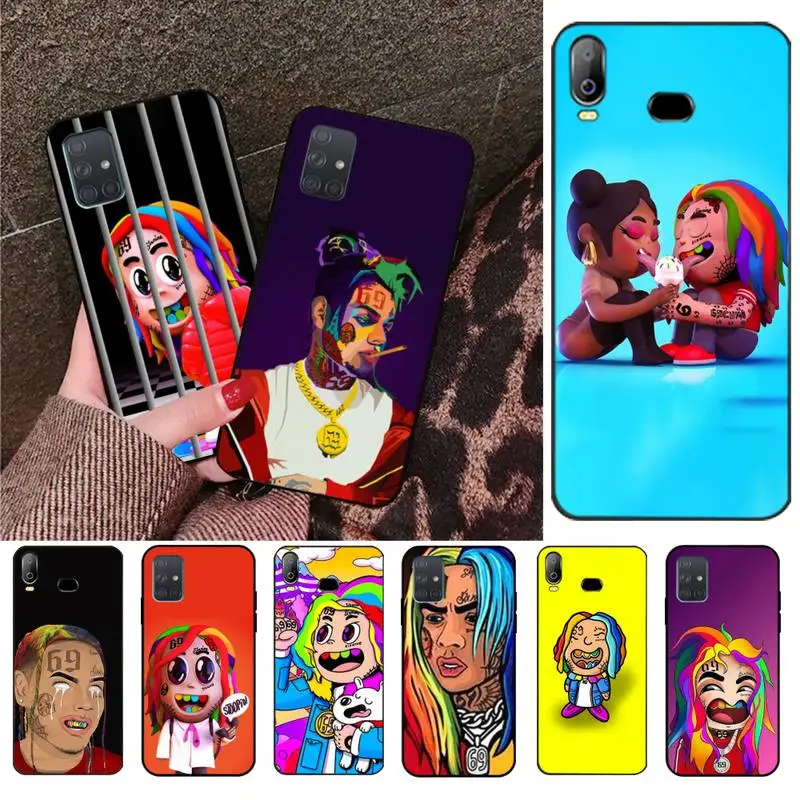Мягкий чехол Tekashi69 6ix9ine для Samsung A10 A20 A30 A40 A50 A70 A80 A71 A51 A6 A8 2018 | Мобильные телефоны и