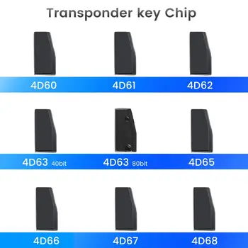

Dandkey 4D60 4D61 4D62 4D63 40Bit 4D63 80Bit 4D65 4D66 4D67 4D68 Transponder Chip For Car Remote Original Key Accessories
