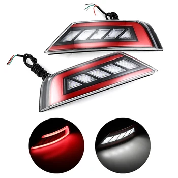 

Car Reversing Right Brake Lights Rear Bumper Reflector Lights Rear Fog Lamp Assembly DRL for Ford Hatchback Classic 2013-2019