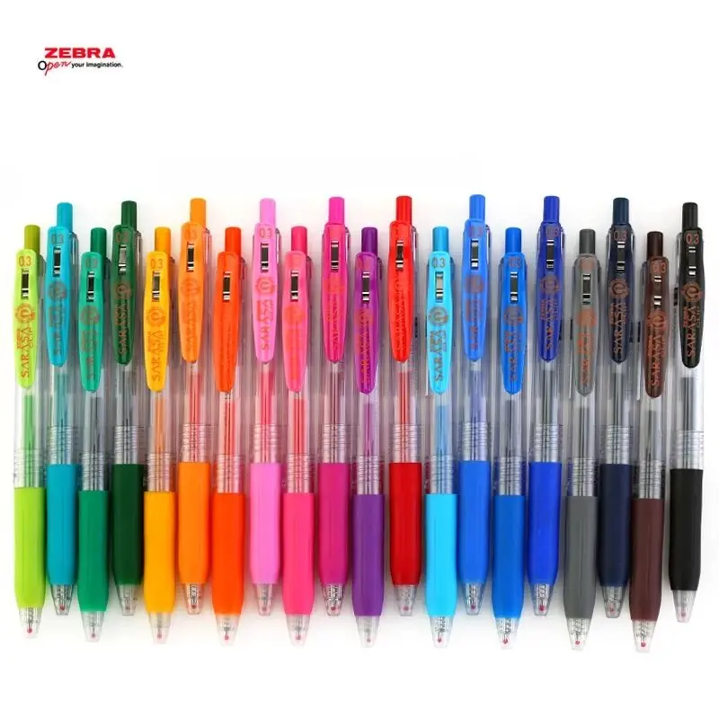 

zebra JJH15 press pen 0.3mm color gel pen 20 colors