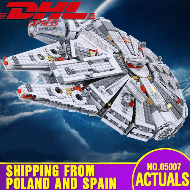 US $42.00 DHL 05007 Star Toys Wars Force Awakens Compatible With Lepining 75105 Millennium Building Falcon Bu