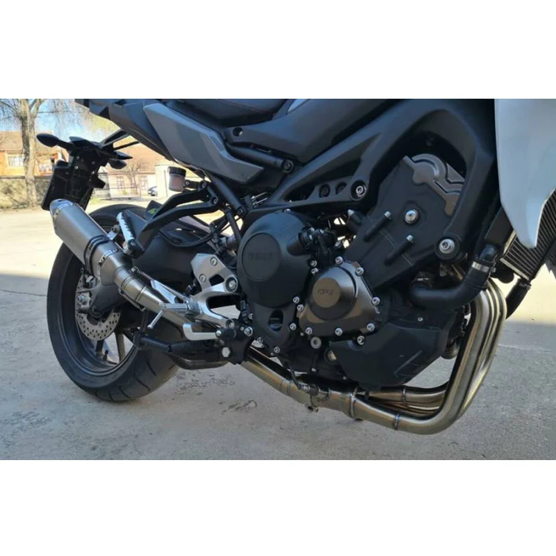 Для Yamaha MT09 FZ09 мотоцикл выхлопной системный глушитель труба передняя связь Магистральная труба скольжения на MT09 скутер весь комплект трубы модифицированные