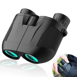 Binoculars 10x25 BAK4 Prism  High Power Telescope Optical Glass lens Low light for Hunting Sports scope