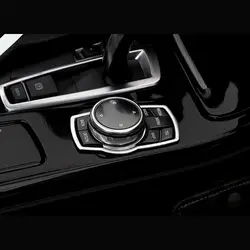 Интерьер автомобиля центральная консоль медиа вращающаяся кнопка кольцо рамка Крышка Накладка для BMW 2 серии Active/Gran Tourer F45 F46 2015-2018