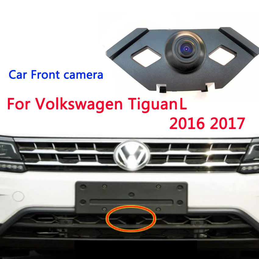 CCD night vision front view camera  car logo camera can be used For Volkswagen VW Tiguan L 2016 2017 2018 Waterproof Night Vision CCD 5