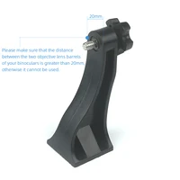 EYSDON Universal Binoculars Tripod Adapter Plastic Converter for Outdoor Watching Wildlife 2