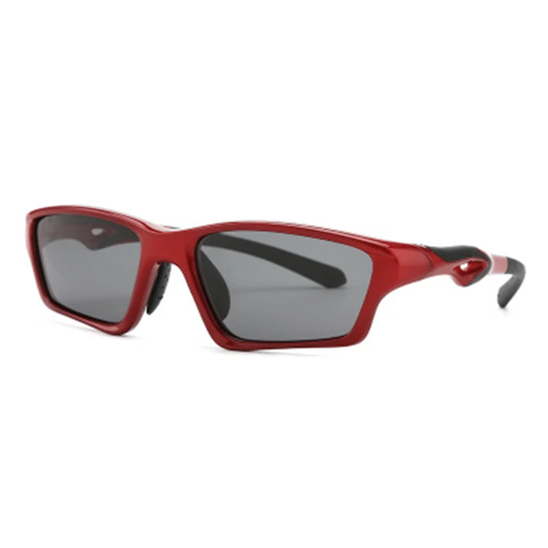 Polarized Sports Glasses Frame Men Driving Basketball Eyeglasses Man Anti Explosion Prescription Spectacles High Quality - Цвет оправы: red  Polarized