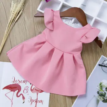 

2019 Fashion Toddler Kid Baby Girl Princess Flowers Party Tutu Tulle Dress Clothes