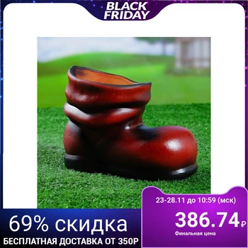 

Figured kashpo "sapozhok" Red (14x20 cm) 1668273