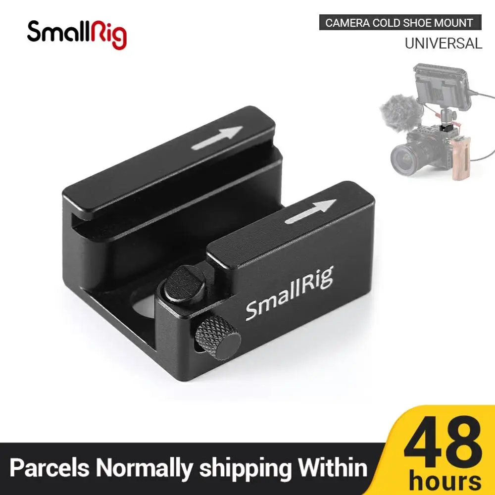 SmallRig DSLR камера Rif Холодный башмак крепление адаптер с кнопкой анти-выключения для