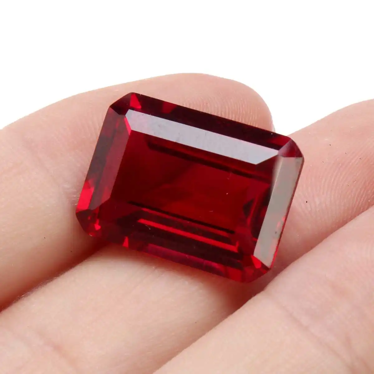 Горячая Мода 25.75CT13x18MM прямоугольная имитация крови алмаз пресс-папье ремесла DIY ювелирные изделия подарок свадебное украшение дома