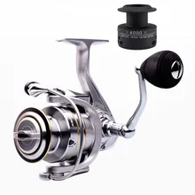 YUYU металлическая рыболовная Катушка спиннинговая с запасной катушкой 6+ 1BB спиннинговая катушка для ловли карпа Макс Драг 15 кг