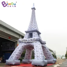 Бинго®11 м высокая надувная Эйфелева башня модель надувной ориентир реплика для выставочного шоу