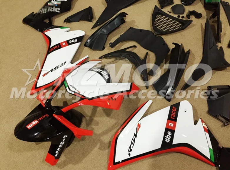 Литьевая Форма ABS Обтекатели комплект подходит для Aprilia RSV4 1000 2009- 09 10 11 12 13 14 на заказ красный белый