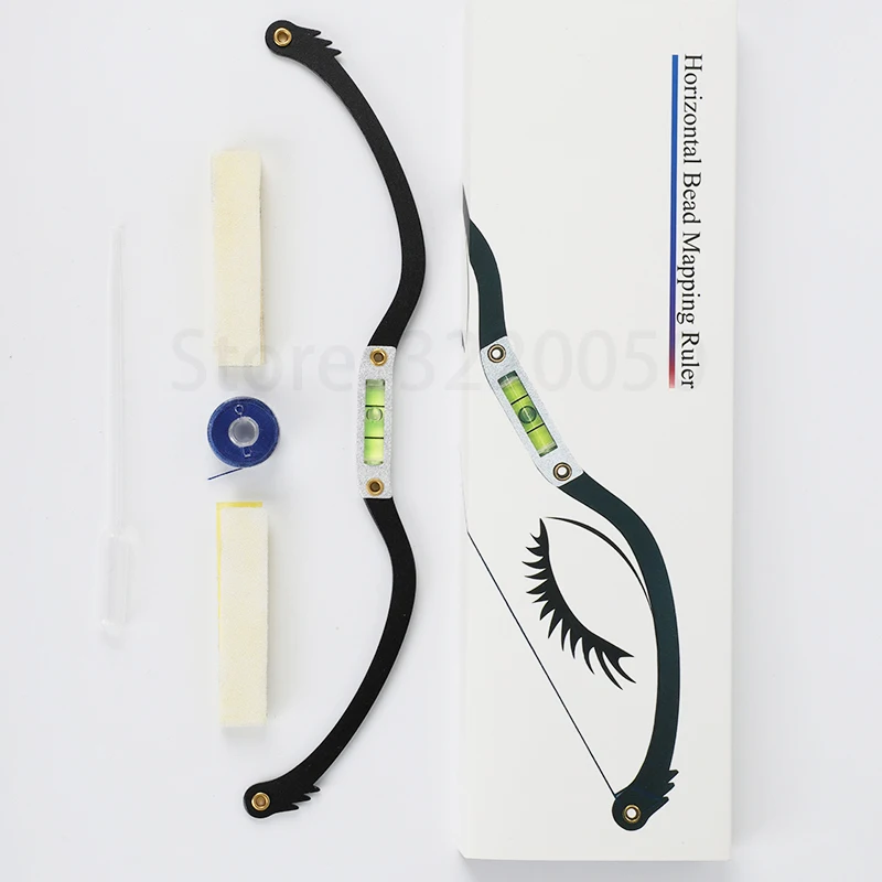 Brow mapping string line maker линейка pre-ink mapper для микроблейдинга eyebow крашение макияжа нить перманентного измерения бровей
