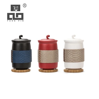 

TANGPIN ceramic tea mugs with filters ceramic coffee cup teacup drinkware 300ml