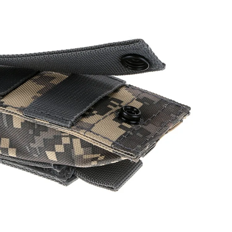 Тактический Molle Одиночный Пистолет подсумок ножевой фонарик оболочка страйкбол
