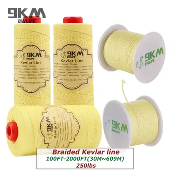 SPECIAL PRICE ❤️ Braided Fishing Line Kevlar High Strength Outdoor Kite Flying Line Camping 250LBS Sports Assist Rope Multiple Size 100ft~2000ft - discount item 40% OFF Sports & Entertainment