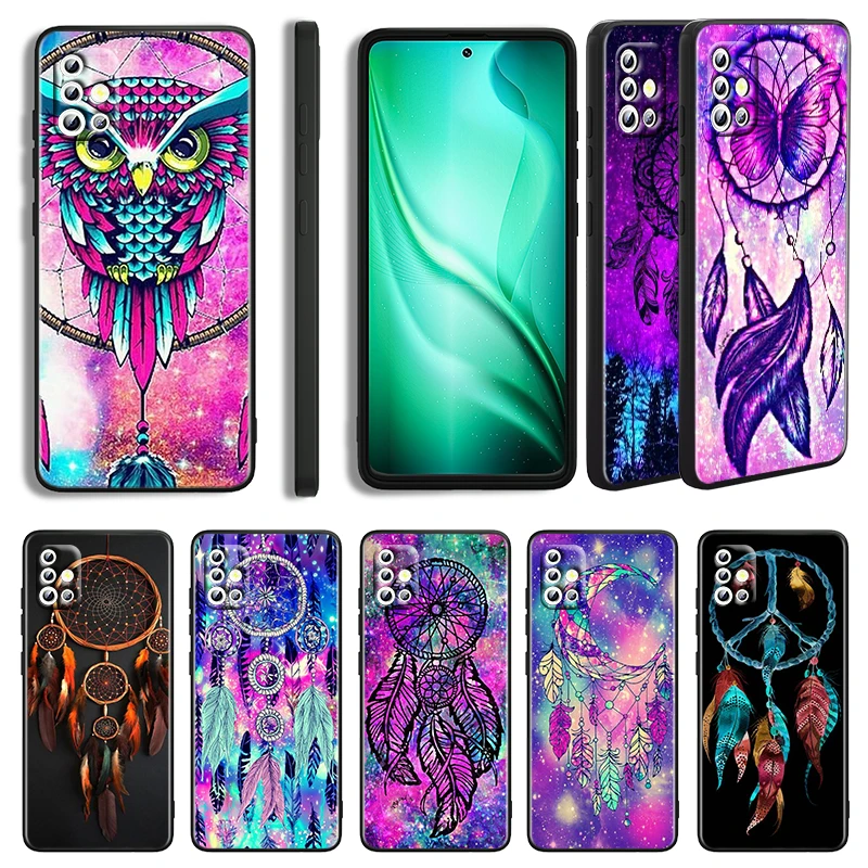 Dream Catcher For Samsung Galaxy A02 A33 A53 A03S A02S A72 A52 A42 A32 Lite  A22 A13 A12 5G Black Phone Case Capa|Phone Case \u0026 Covers| - AliExpress