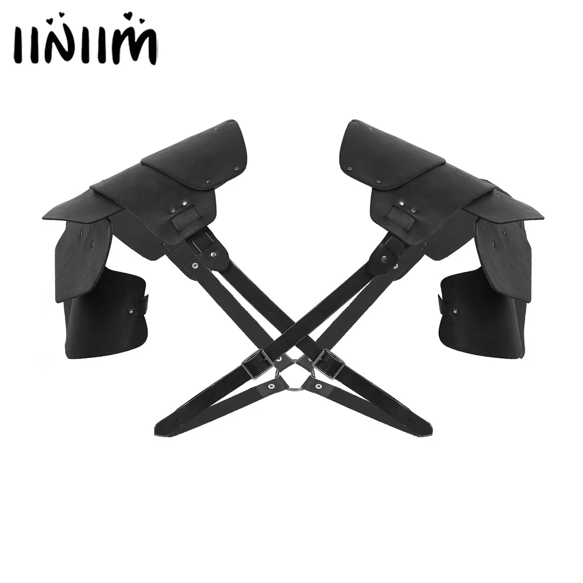 Мужской ремень из искусственной кожи в стиле стимпанк X-образный нагрудный для