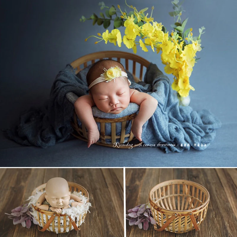 Accessoires De Photographie Retro Pour Nouveau Ne Bambou Panier Ajoure Lit Pour Le Studio De Photographie Accessoires Pour Nouveau Ne Bebe Garcon Aliexpress Mere Et Enfant
