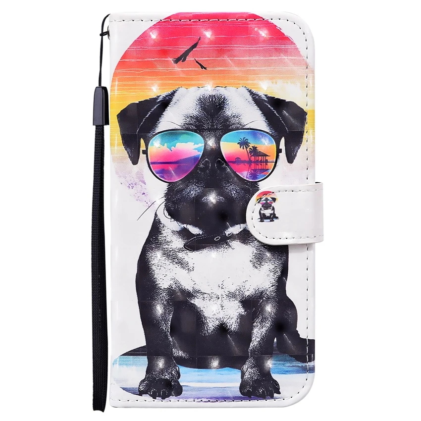 phone cases for xiaomi 3D Flip Leather Case For Redmi Note 8 9 9S Pro Max 7A 9A Fundas Wallet Card Holder Stand Book Cover Painted Coque Note9 xiaomi leather case case Cases For Xiaomi