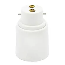 B22 к E27 адаптер для лампы Соединительный светильник база винтовой светильник лампа гнездо огнестойкий бакелит прочный безопасный без электрической утечки