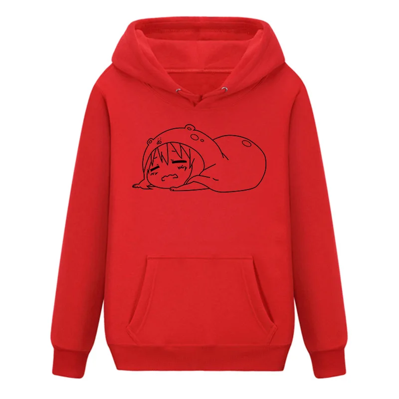 Модные тонкие худи из полиэстера Himouto унисекс! Umaru-chan осень весна Кепка унисекс воротник с капюшоном пальто - Цвет: 07