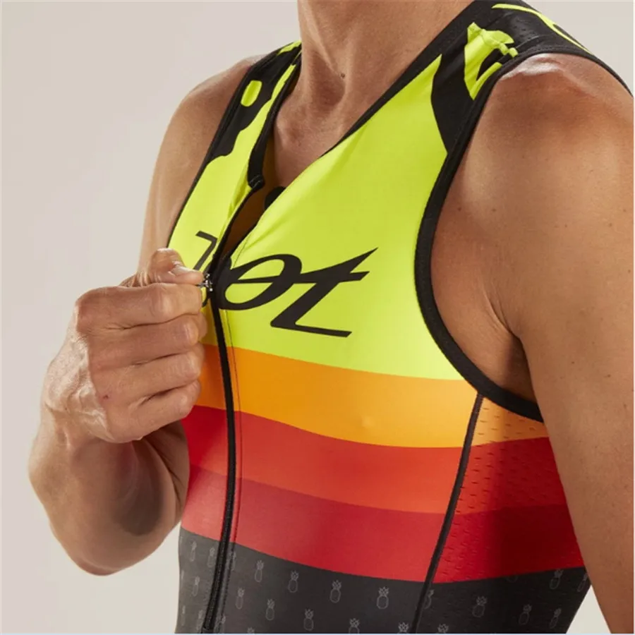 ZOOT Триатлон Велоспорт Джерси Ropa Ciclismo skinsuit мужской компрессионный велосипедный Джерси Спортивная одежда для верховой езды без рукавов велосипедная одежда