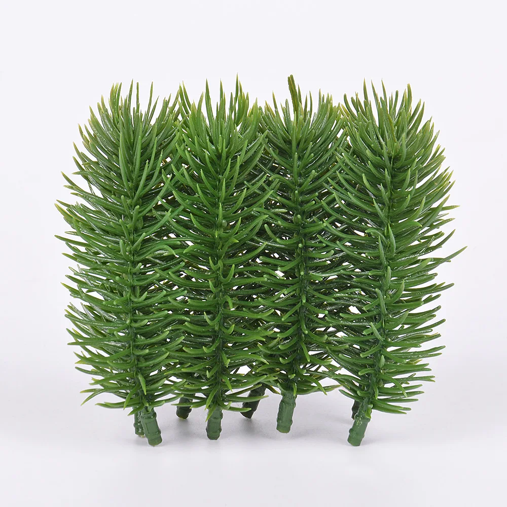 

10PCS simulation plant pine grass pine needle Christmas tree decoration pine needle plant wall decoration set