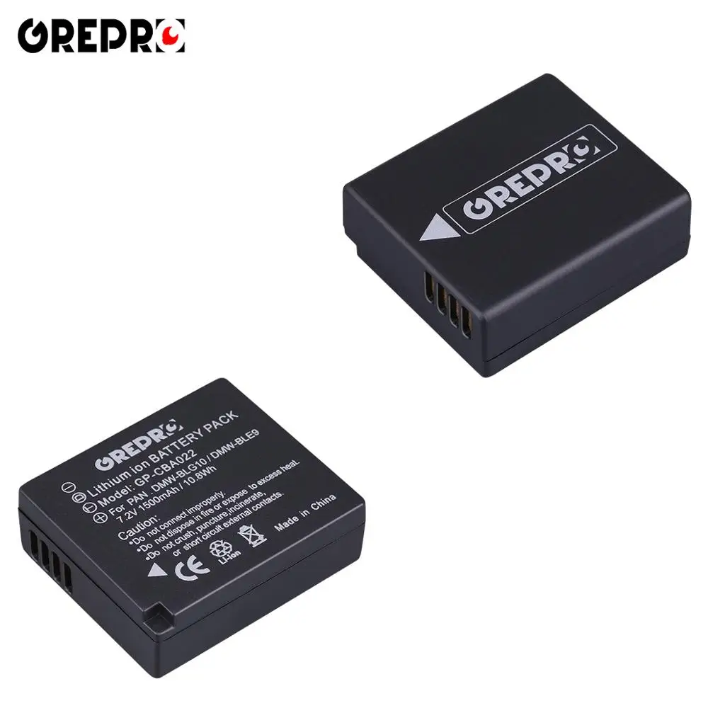 

DMW-BLG10 BLG10E BLG10PP BLE9 BLE9E Battery for Panasonic Lumix DMC GF6 GX7 GF3 GF5 ZS100 LX100 GX80 GX85 DC-ZS70 GX7 Mark II