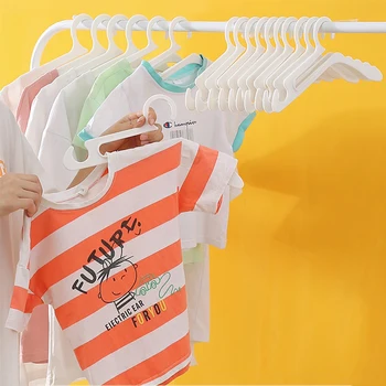 

10pcs Clothes Coat Hangers Wardrobe Organizer Plastic Multifunctional Clothes Hangers Baby Clothes Drying Racks Storage Rack