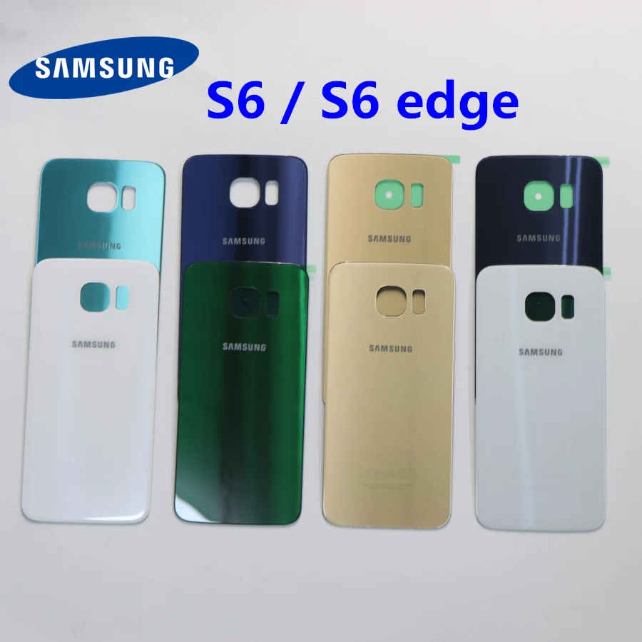 SAMSUNG Galaxy S6 S6edge задняя 3D стеклянная крышка батарейного отсека Сменный Чехол для