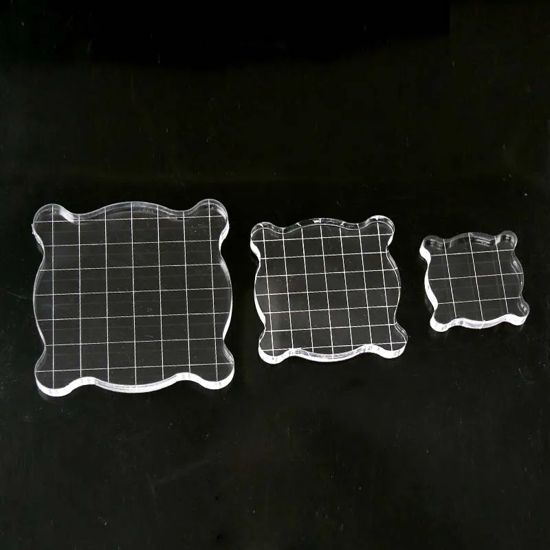 Mooth прозрачная акриловая подкладка для штампов самостоятельного изготовления