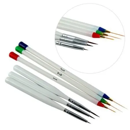 

Manicure Pen Coloured Drawing for Line Drawing Pen diao hua bi 6-piece Package Sets Pen Pull Fine Line with Nail Beauty Product