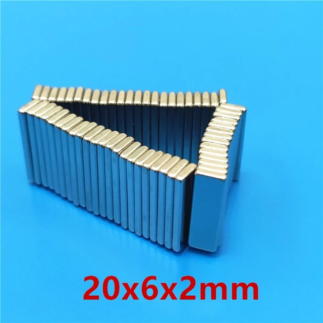 ☆ AIMANT PUISSANT DE NÉODYME 40X20X10mm N52 Force 25kg MAGNET NEODYM ☆