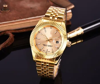 

gold white classic RLX Men Watch Top brand 40mm Stainless steel Automatic Movement Swim Mens Watches Male Luminous Wristwatch