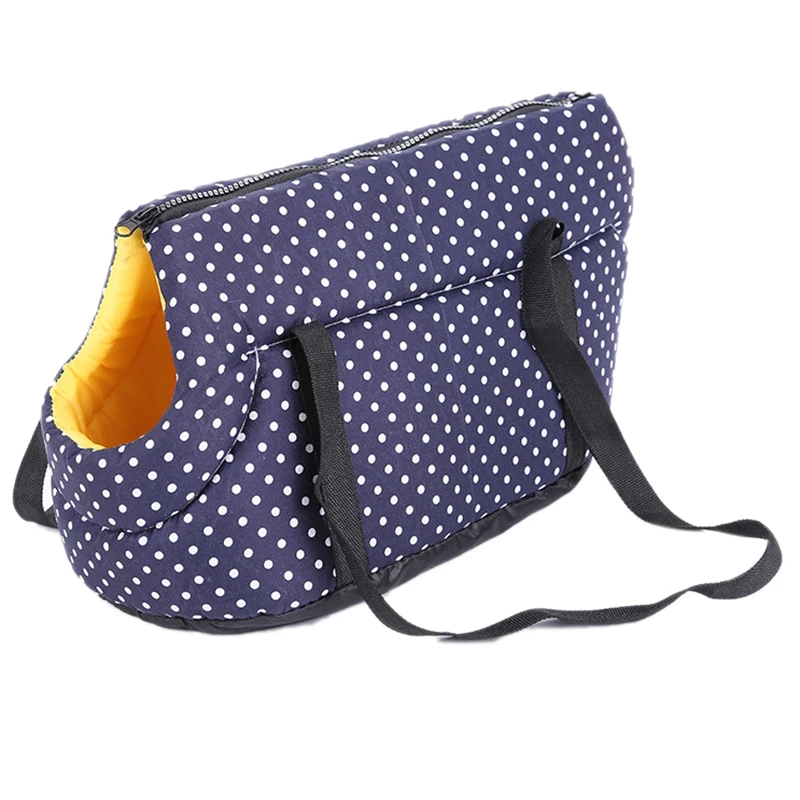 Soft Pet Dog Shoulder Bags Protected Carrying Backpack Outdoor Carrier Puppy Travel for Small Dogs Navy | Дом и сад