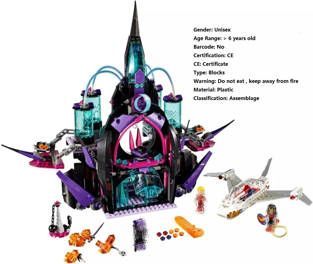 

Building Blocks 29010 Super Heroes Movie 1078Pcs Dark Palace figures toys for Kid Gifts Compatible with Legoes Toys for children