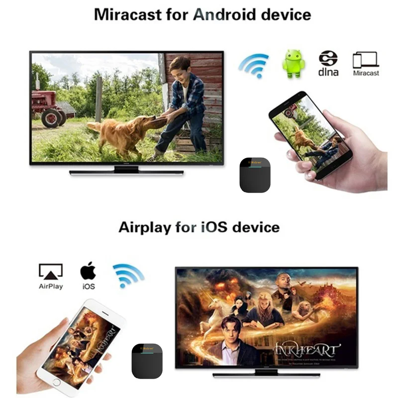 MiraScreen G5 Miracast любой литой беспроводной DLNA AirPlay зеркало HDMI ТВ-карта Wifi Дисплей приемник ключа для IOS Android MAC