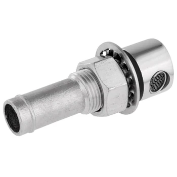 

Marine Grade 316 Stainless Steel Boat/ Car/ Caravan Straight Hull Fuel Tank Vent Breather - 0.6inch Hose