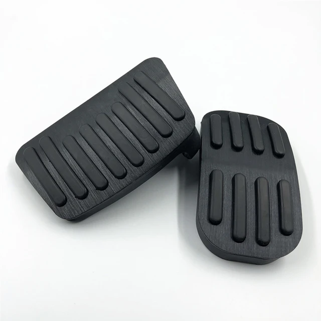 Car Parts Car Fuel Foot Pedal Brake Pedal Cover For Toyota Corolla 2019 2020 Aluminum Alloy Car Accessories Black 2 pieces