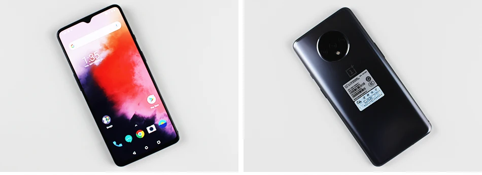 Смартфон OnePlus 7 T 7 T 8GB 128 GB, Восьмиядерный процессор Snapdragon 855 Plus, тройная камера 48 МП, экран 6,55 дюйма AMOLED, NFC UFS 3,0