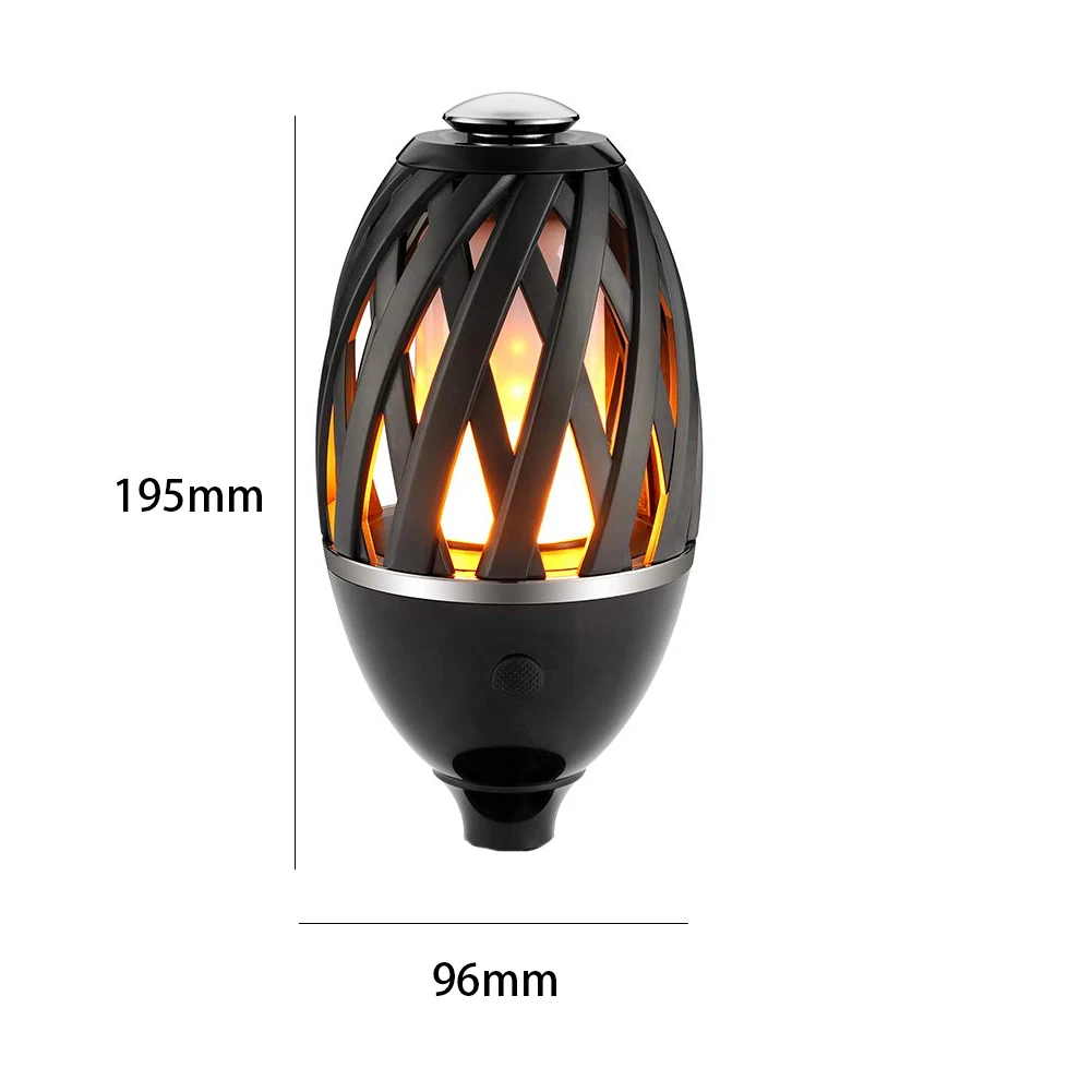 Led Tabletop Freestanding Bar Portable Battery Powered With Garden Spike Flame Atmosphere Lamp Indoor Outdoor Waterproof Seaside