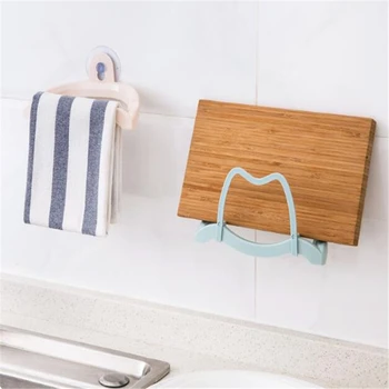 

Kitchen Sink Plastic Storage Rack Suction Cup Holder Organizer Dish Cloth Rack Sponge Holder Clip Rag Storage Rack